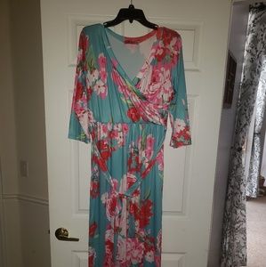 Floral maxi dress